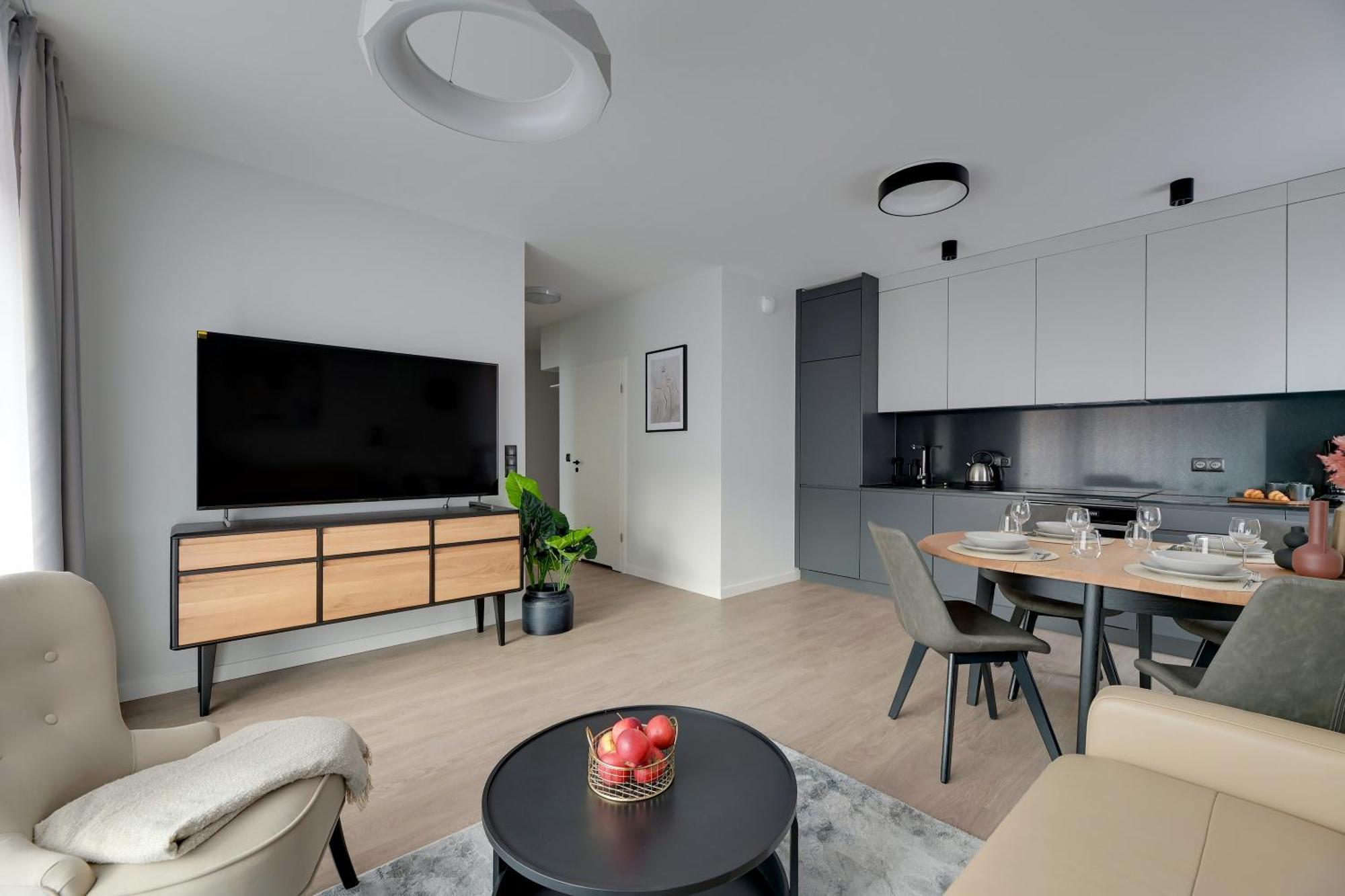 Scala 60H City Center Premium Apartments With Parking By Lion Apartments Gdańsk Zewnętrze zdjęcie